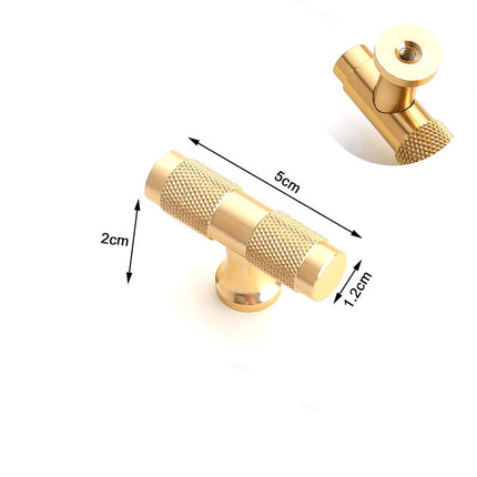 Gold Furniture Door Kitchen Cabinet Handle Handles Pull Pulls Cupboard T Bar 2