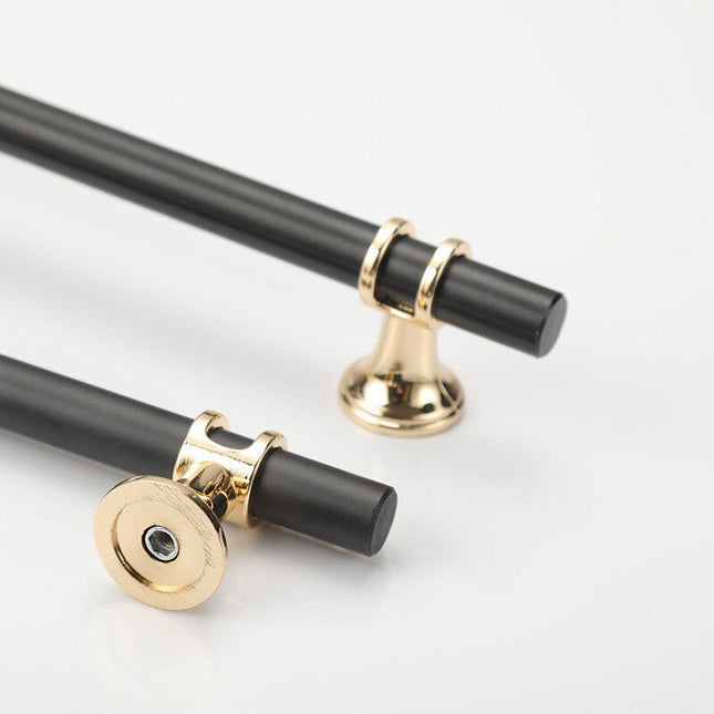 Luxury Design Kitchen Cabinet Handles Drawer Bar Handle Pull Black 96mm 2