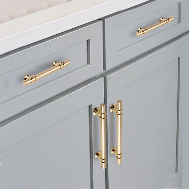 Luxury Design Kitchen Cabinet Handles Drawer Bar Handle Pull Gold 96MM 2