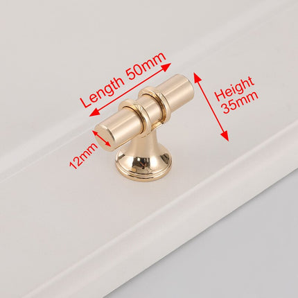 Luxury Design Kitchen Cabinet Handles Drawer Bar Handle Pull Gold T Bar 4