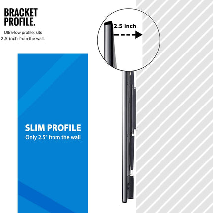 32-70 Inch Fixed TV Wall Mount Bracket TV Bracket Wall Mount up to 75KG 7