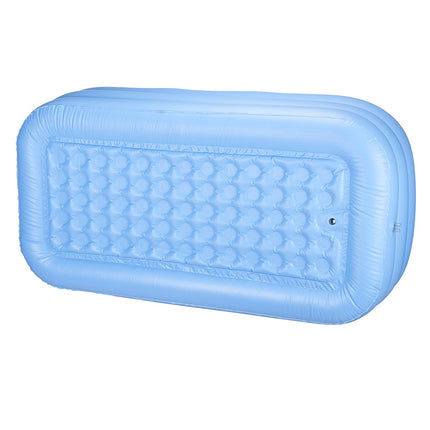 Foldable Portable Inflatable Blowup PVC Bath Tub Home Indoor Travel Spa Relaxing 4