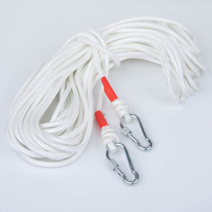 8mm 20m Safety Climbing Rope Nylon Rock Static Outdoor Boat Anchor Marine Rope Dock Lines Rope 6