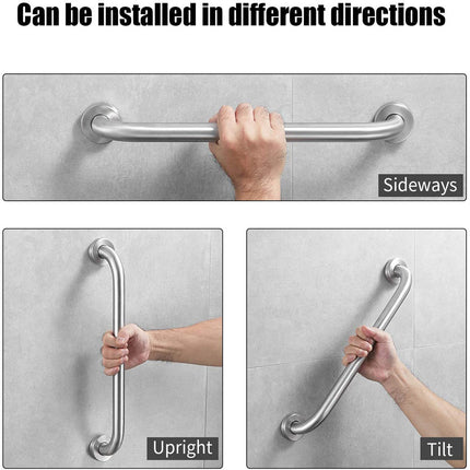 30cm Stainless Steel Handle for Shower Toilet Grab Bar Handle Bathroom Stairway Handrail Elderly Senior Assist 6