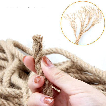 50m Sisal 10mm Rope Natural Twine Cord Thick Jute Hemp Manila  Crafting Home Decor 3