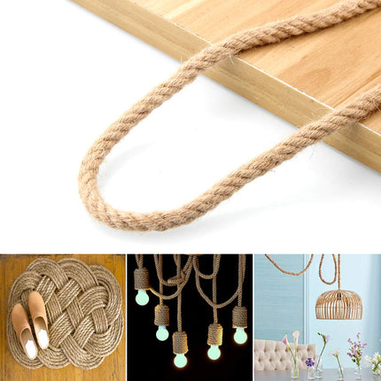 50m Sisal 10mm Rope Natural Twine Cord Thick Jute Hemp Manila  Crafting Home Decor 6