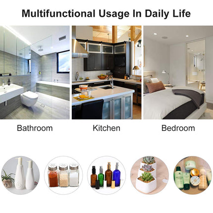 Brushed Bathroom Shower Shelf Kitchen Rack Storage Shelves Shampoo Holder Organizer 7