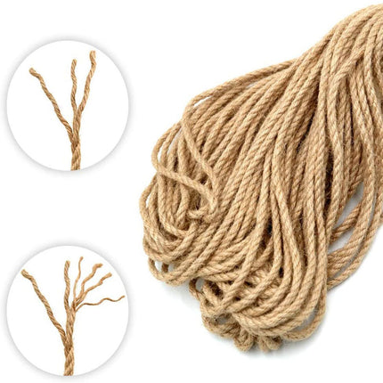 100m Sisal 5mm Rope Natural Twine Cord Thick Jute Hemp Manila  Crafting Home Decor 3