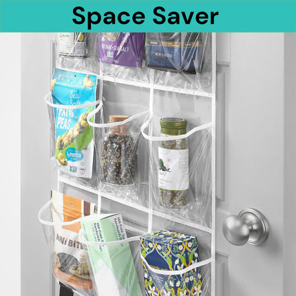 15 Pockets Over The Door Rack Hanging Kitchen Organizer Pantry Organizer Shoe Storage 3
