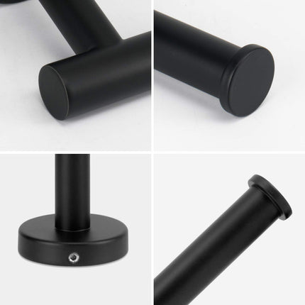 Toilet Paper Holder Black Wall Mount Bathroom Paper Roll Holder Roll Holder 304 3