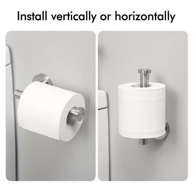 Toilet Paper Holder Bathroom Paper Roll Holder Roll Holder brushed Silver Wall Mount 304 2