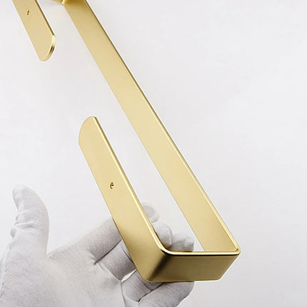 Gold Kitchen Bathroom Paper Holder Towel Holder Self Adhesive or Screw Mount 40cm 3