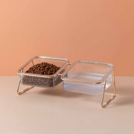 Pet Dog Cat Puppy Food Water Bowls Feeding Dishes 2 Large Bowl Dishwasher Safe 3