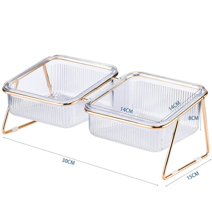 Pet Dog Cat Puppy Food Water Bowls Feeding Dishes 2 Large Bowl Dishwasher Safe 7