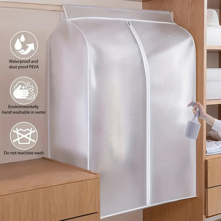 120cm Clothes Dust Cover Wardrobe Cloth Cover Clothes Storage Bag For Garments Suits Dresses Coats 4