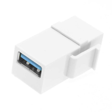 Keystone Jack-USB 3.0 A Female to A Female Coupler Adapter wall plate 2