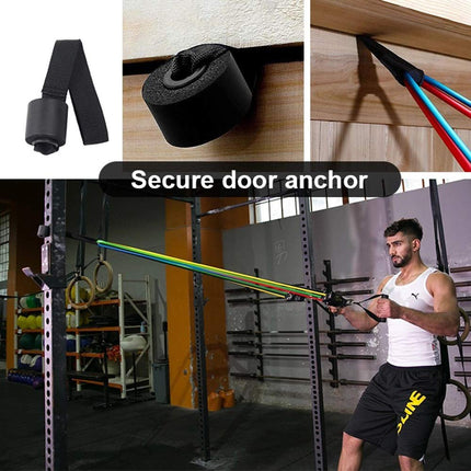 11 Pack Resistance Bands Stackable Exercise Bands Home Workouts Physical Therapy Gym Training 6