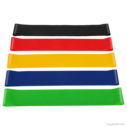 5 Pcs Resistance Bands Exercise Bands Resistance Bands Set Workout Bands Leg Yoga Bands