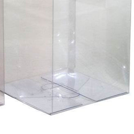10 Pack of  12cm Square Cube Box - Large Bomboniere Exhibition Gift Product Showcase Clear Plastic Shop Display Storage Packaging Box 5