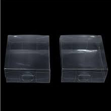 10 Pack of 15*15*4cm Clear PVC Plastic Folding Packaging Small rectangle/square Boxes for Wedding Jewelry Gift Party Favor Model Candy Chocolate Soap Box 2