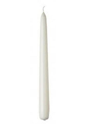 20 pack white wax 20cm taper church house vigil candleabra candle 2CM WIDE 2