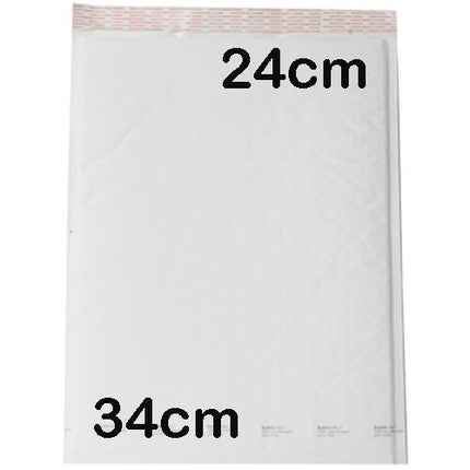 20 Pack of 34*24cm White Padded Mailer Bag Envelope 2