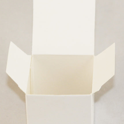 50 Pack of White 5cm Square Cube Card Gift Box - Folding Packaging Small rectangle/square Boxes for Wedding Jewelry Gift Party Favor Model Candy Chocolate Soap Box 5