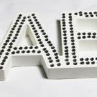 White Baby Nursery 30cm Sign Plaque Plate with Diamantes Newborn Gift Homeware Bedroom Decoration Wall Art