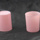 10 Pack Blush Pink Glass Votive Tealight Candle Holders House Party Centerpiece Xmas Wedding Decor Glass Candlestick Party Decorations Bridal Valentines Event