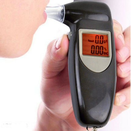Digital Alcohol Tester LCD Police Breathalyser Grade Accuracy Portable Keychain - FREE POST 3