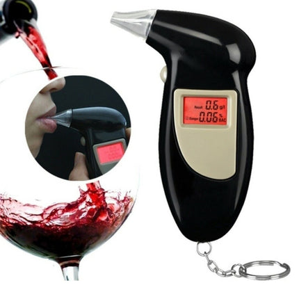 Digital Alcohol Tester LCD Police Breathalyser Grade Accuracy Portable Keychain - FREE POST 5