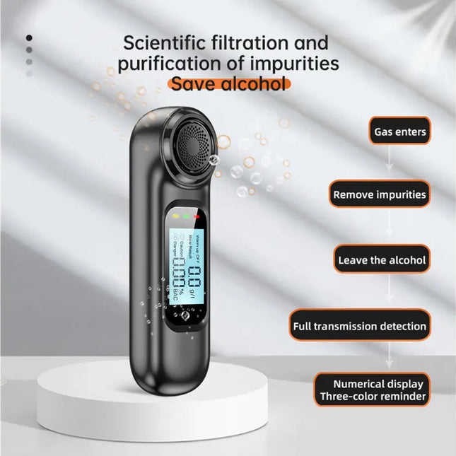 Breathalyser Breathtester Tester Alcohol Digital Personal Drink Mini Handbag Car - FREE POST 2