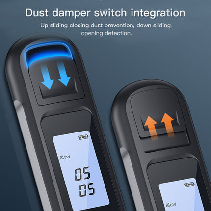 Alcohol Breathalyzer Drink Tester DUI LCD Breath Analyzer Handbag Pocket Size BLACK - FREE POST 4