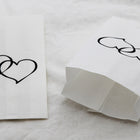 150 Pack Wedding Cake Bags Greaseproof Wax Paper Slice Take Home Favour Large Heart