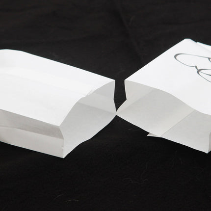 50 Pack Wedding Cake Bags Greaseproof Wax Paper Slice Take Home Favour Large Heart 3