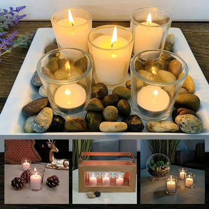 10 Pack Glass tealight Holder Festival Decor Wedding Propose Parties Holiday and Home Decor 4