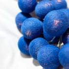 20 Ball Dark Blue 3m String Light Battery Box 5cm Cotton Ball  Christmas Birthday Boy Special Occasion Decoration