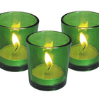 20 Pack Green Glass Votive Candle Holders Table Centreoieces  Xmas Wedding Anniversary Event Recption Party Function or Home Decor