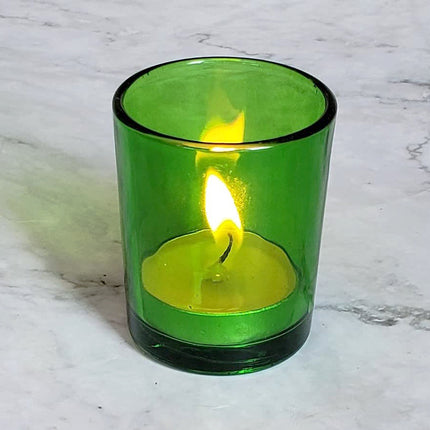 20 Pack Green Glass Votive Candle Holders Table Centreoieces  Xmas Wedding Anniversary Event Recption Party Function or Home Decor 3