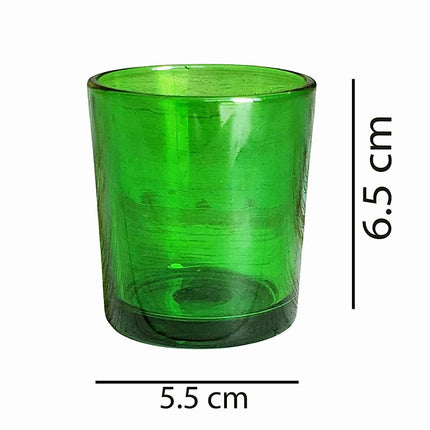 20 Pack Green Glass Votive Candle Holders Table Centreoieces  Xmas Wedding Anniversary Event Recption Party Function or Home Decor 5