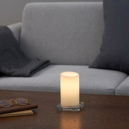 10 Pcs LED Block Pillar Candle White Flameless Safe Indoor Battery Power Party Home Decor Wedding Xmas Table Centrepiece