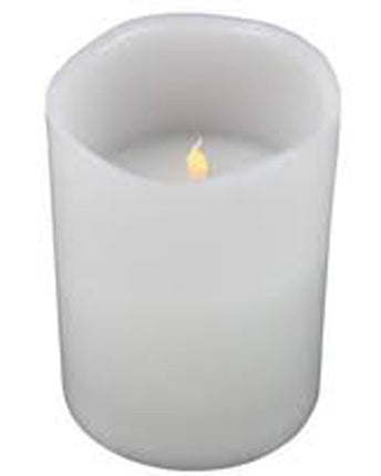 5 Pcs LED Block Pillar Candle White Flameless Safe Indoor Battery Power Party Home Decor Wedding Xmas Table Centrepiece 5