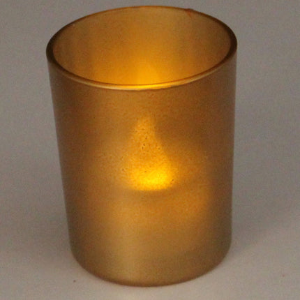 10 Pack Matt Gold Glass Votive Candle Holders Table Centreoieces  Xmas Wedding Anniversary Event Recption Party Function or Home Decor 2