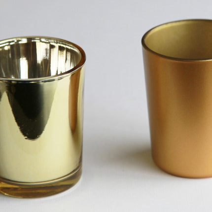 10 Pack Matt Gold Glass Votive Candle Holders Table Centreoieces  Xmas Wedding Anniversary Event Recption Party Function or Home Decor 4