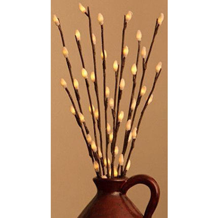 LED Light Bunch Stem - Warm White BATTERY fairy lights - 50cm high 20 bulbs/petals 3