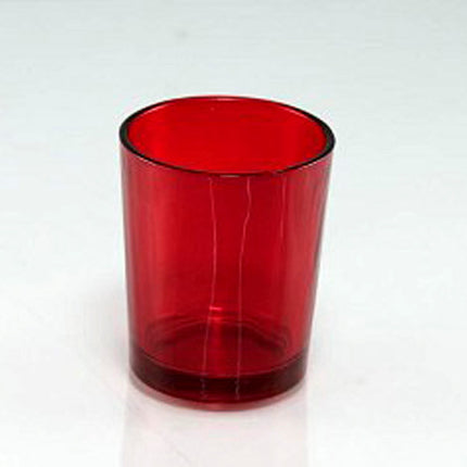 20 Pack Red Glass Votive Tealight Candle Holders House Party Centerpiece Xmas Wedding Decor Glass Candlestick Party Decorations Bridal Valentines Event 4
