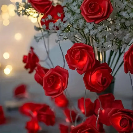 Red Rose battery string fairy light - party night light wedding decoration 6