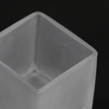 10 Pack Square Cube Frosted Glass 5cm Tealight Candle Holder Festival Decor Wedding Propose Parties Holiday and Home Decor 5