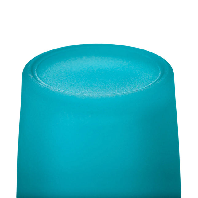 20 Pack Turquoise Frosted Glass Votive Tealight Candle Holders House Party Centerpiece Xmas Wedding Decor Glass Candlestick Party Decorations Bridal Baby Shower Event 2