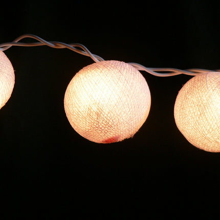 20 White 5cm Ball battery string LED - wedding party home event decoration 4